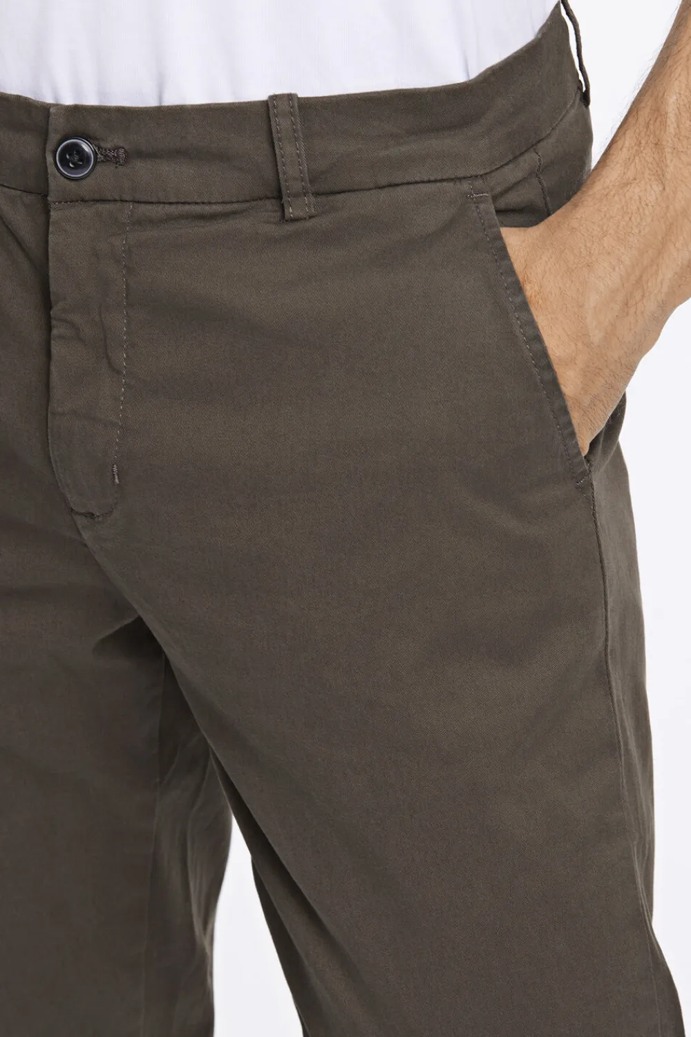 Lindbergh Superflex chino pants Deep brown