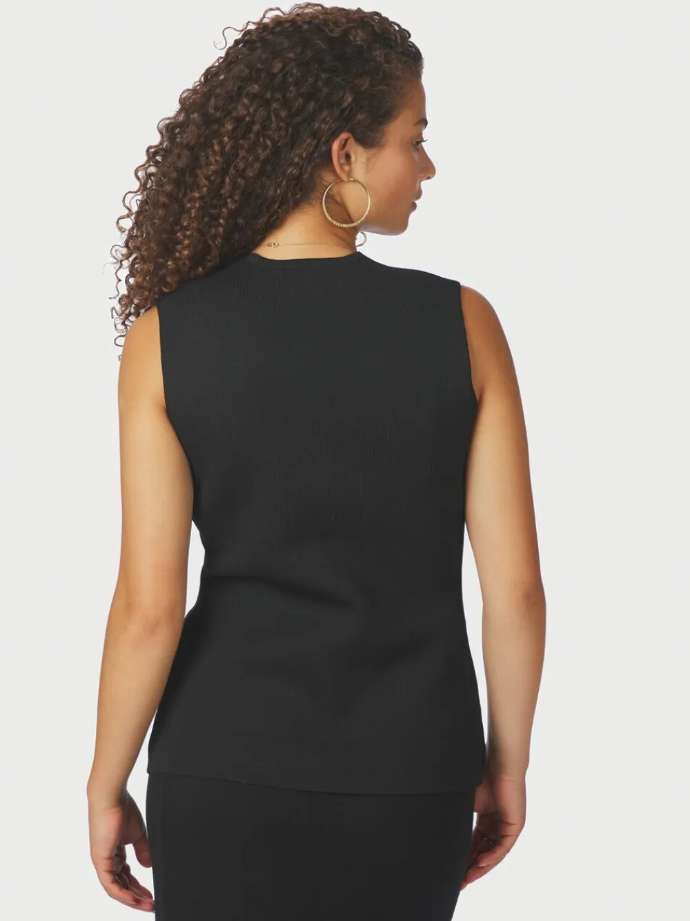 Dame Neo Noir Sway Smooth Knit Waistcoat