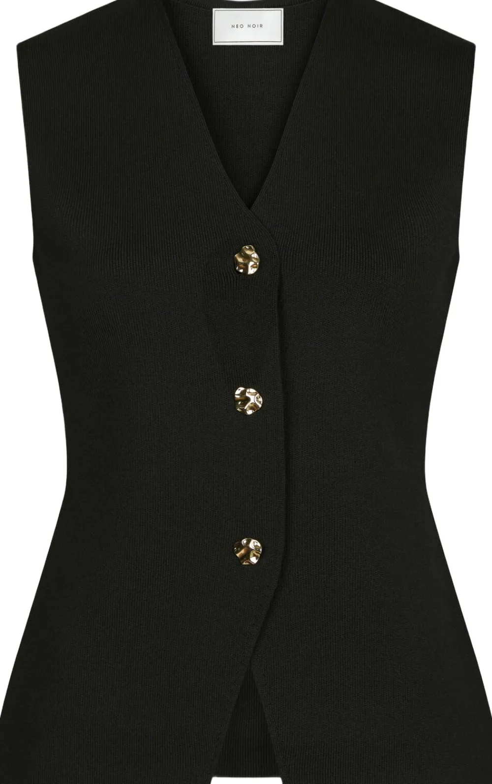 Dame Neo Noir Sway Smooth Knit Waistcoat