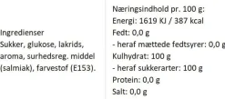 Almuegaarden Symfoni bolcher med smag af lakrids & salmiak