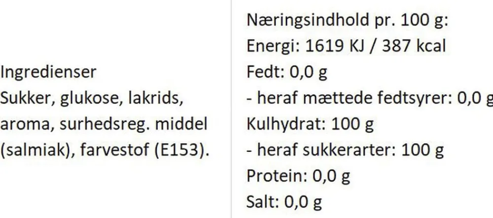 Almuegaarden Symfoni bolcher med smag af lakrids & salmiak