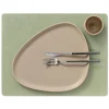 LIND DNA TABLE MAT SQUARE L 35X45CM NUPO olive green
