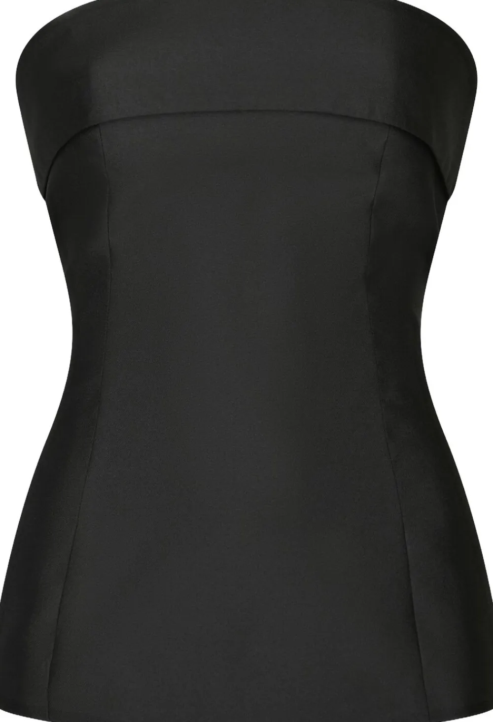 Neo Noir Taleen Dull Sateen top Black New
