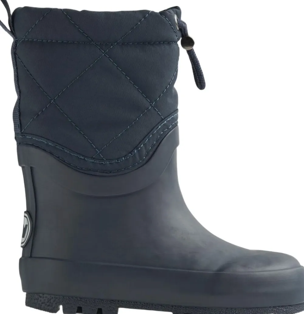 Wheat Termo Snestøvle Drizzle Blå Outlet