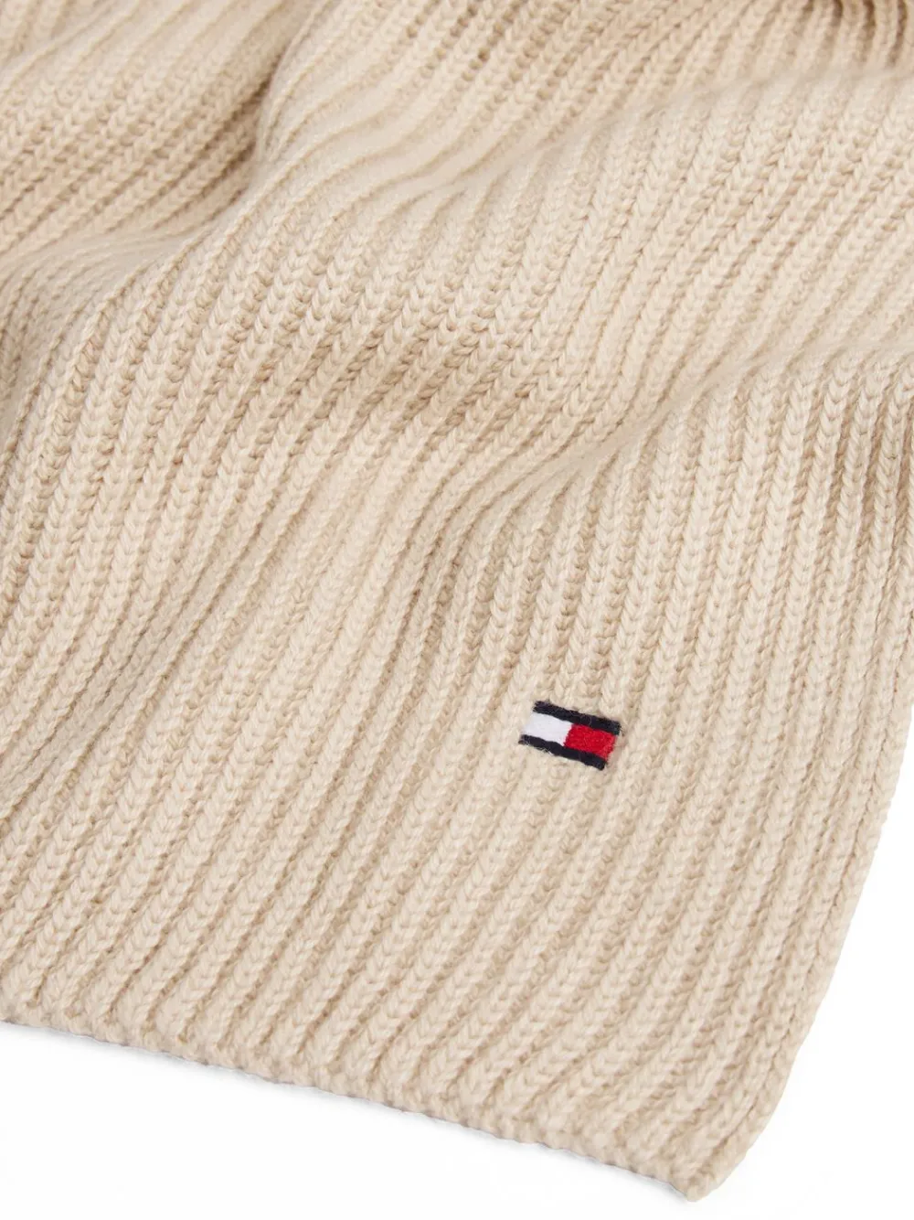 Tommy Hilfiger TH FLAG PIMA COTTON CASH SCARF Classic beige Online