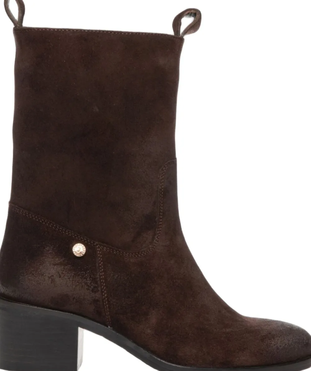 Copenhagen Shoes THE REAL WALKING SUEDE Brown Discount