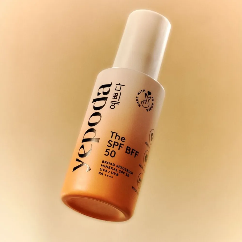YEPODA The SPF BFF (50) - Tonet mineralsk solcreme UVA/UVB SPF 50 PA+++