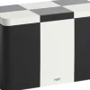 Hay Tin Container-Medium-Black and off-