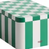 Tin Container-Small-Green and off-white>Hay Best