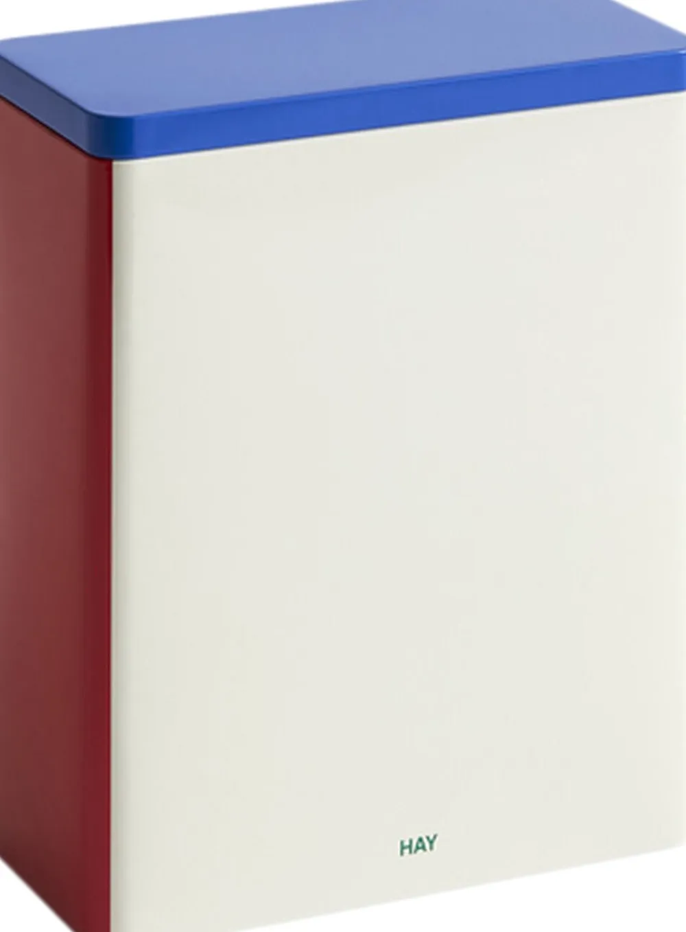 Tin Container-X-Large-Off-white, bl>Hay Clearance