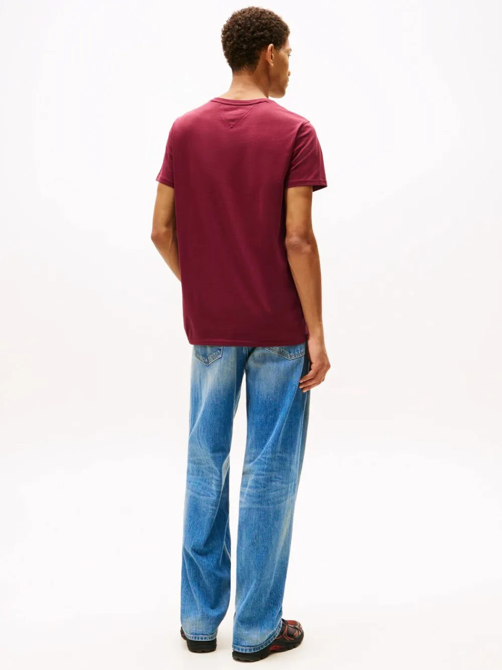 Tommy Hilfiger TJM XSLIM JERSEY TEE EXT Red wine Sale