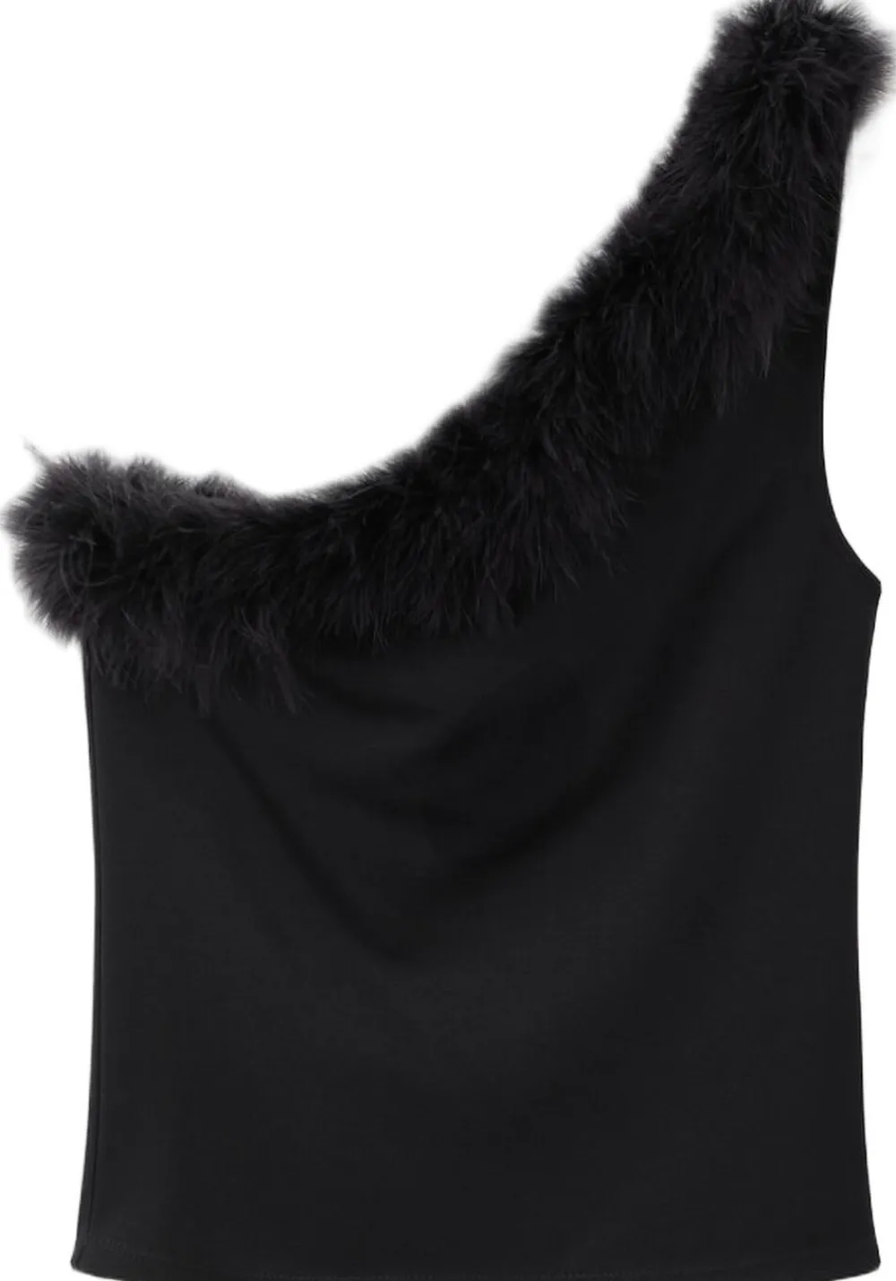 MANGO TOP XPLUMI Black New