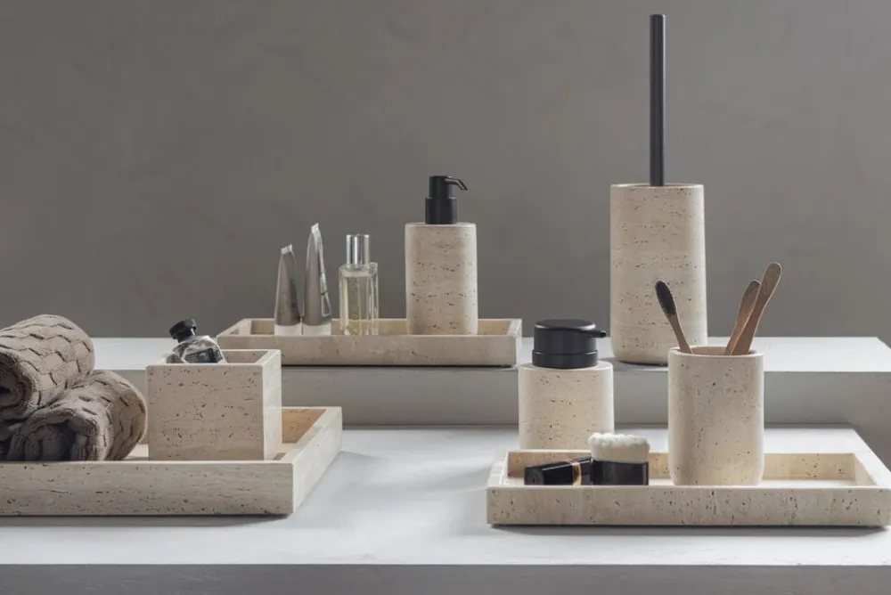 TRAVERTINE toothbrush holder>Mette Ditmer Hot