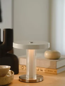 DFTP TREZZI PORTABLE TABLE LED WHITE Online