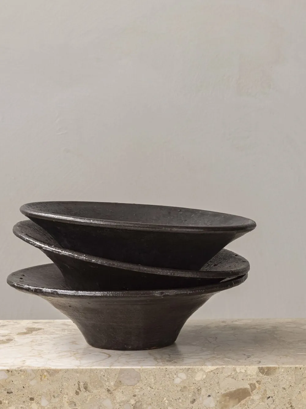 Audo Copenhagen Triptych Bowl, Ø22,5, Coral Blue