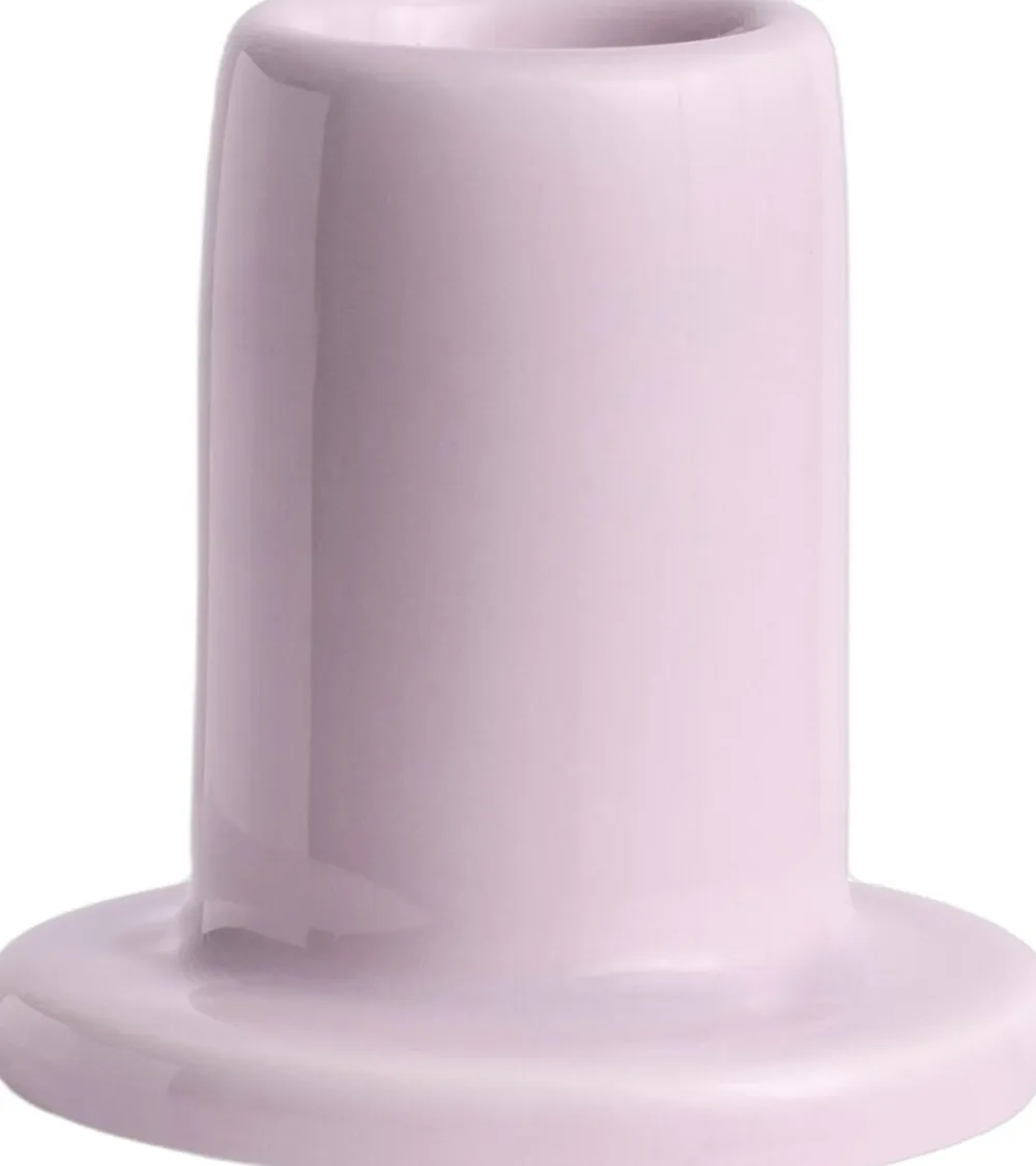Hay Tube Candleholder-Small-Pale pink