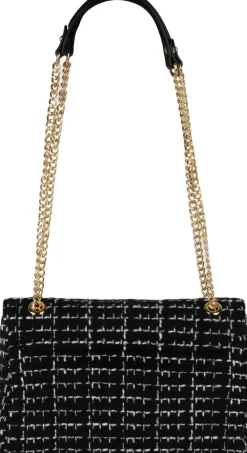 Valentino Bags Tweed skuldertaske Nero/multicolor New