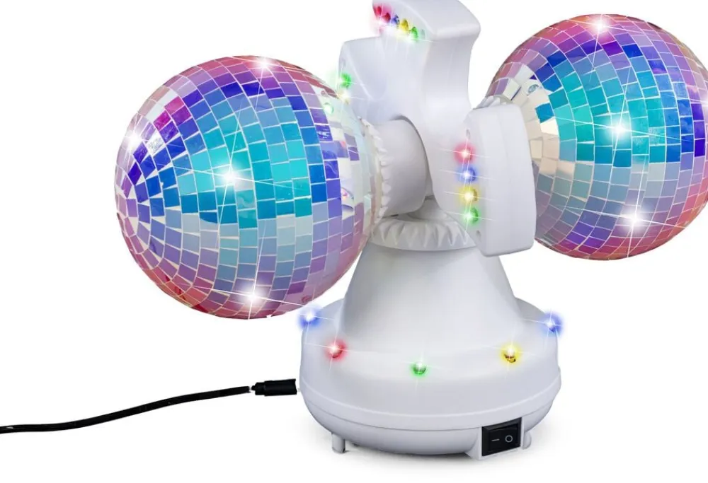 TWIN KUGLERmRAINBOW LYS>Lamper og disco lys Best