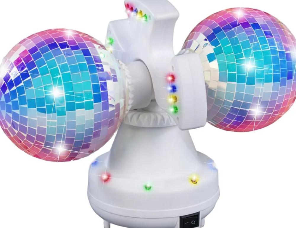 TWIN KUGLERmRAINBOW LYS>Lamper og disco lys Best