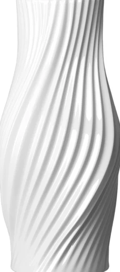 Twist Vase H31 cm hvid porcelæn>Kähler Discount