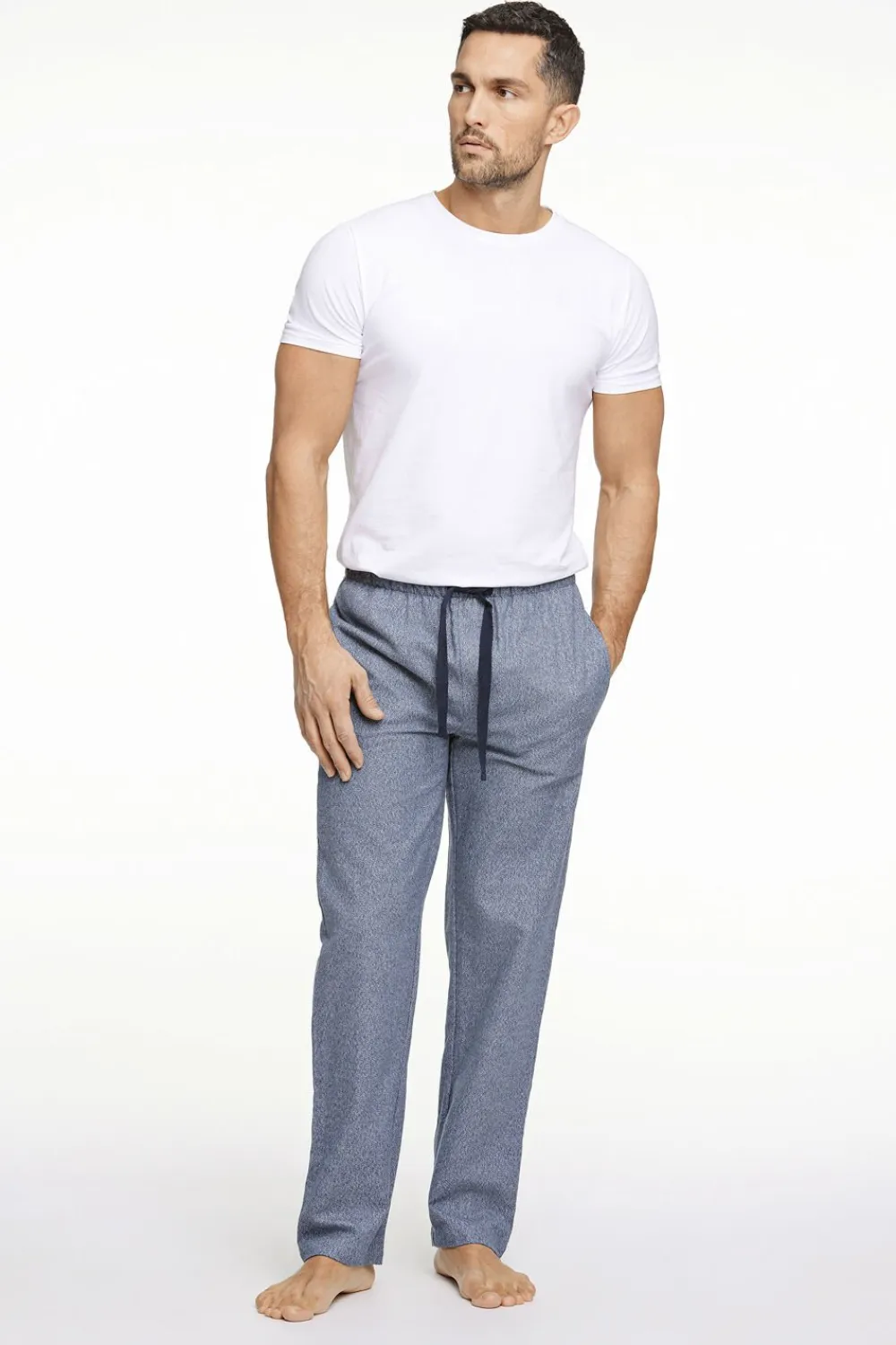 Lindbergh Twisted yarn brushed pyjama