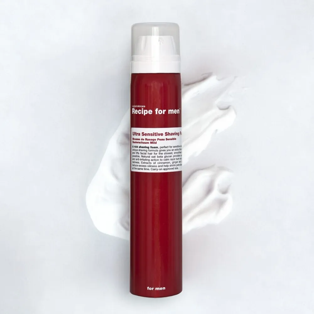 Ultra Sensitive Shaving Foam 100 ml.>Recipe For Men Clearance