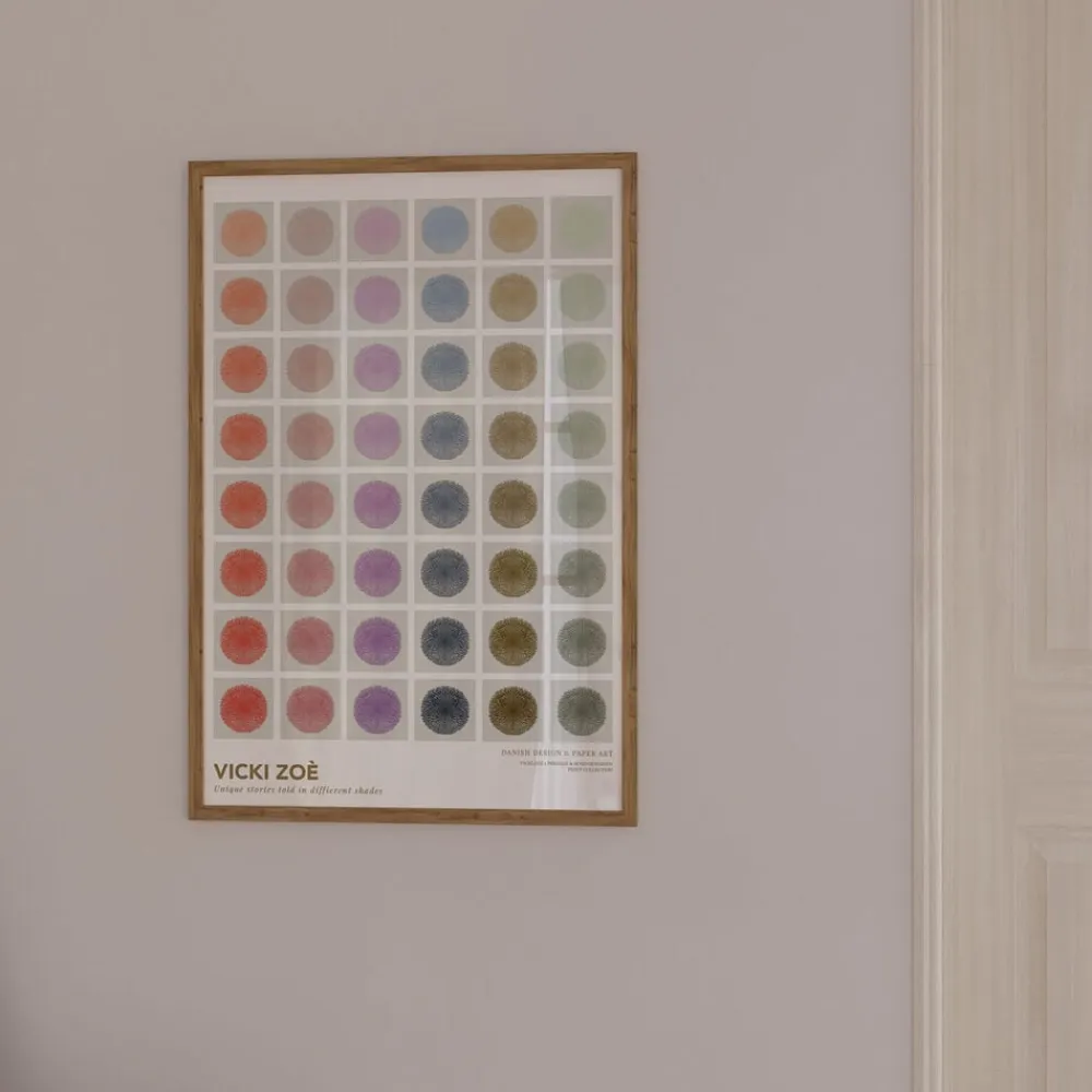 Poster & Frame VICKI ZOÉ - Flower - In Tone Color Selection Flerfarvet Outlet