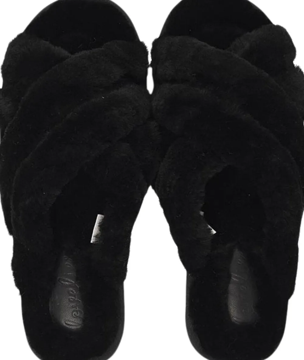VIK - DOUBLE STRAP SHEARLING SANDAL>Lovelies Hot
