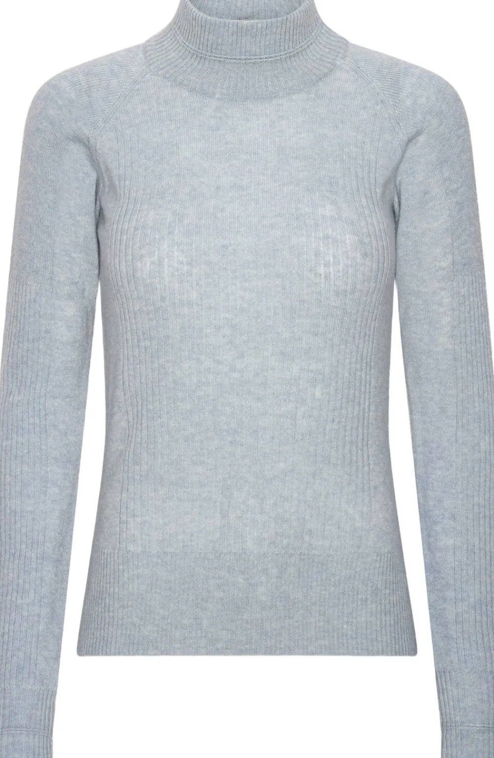 Vilda turtleneck cashmere blend sweater - Clear>Cartel Copenhagen