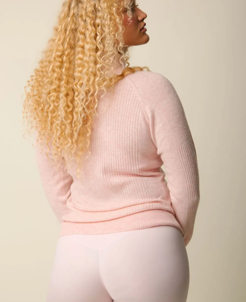 Vilda turtleneck cashmere blend sweater - Blush>Cartel Copenhagen Discount