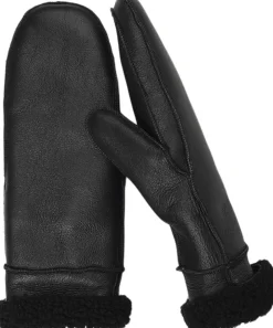 VINSON - MITTENS - SHEEP SKIN WITH CURLY SHEARLING AROUND TH>Lovelies Sale