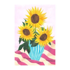 Poster & Frame VIOLETS PRINT HOUSE - Sunflowers Flerfarvet New