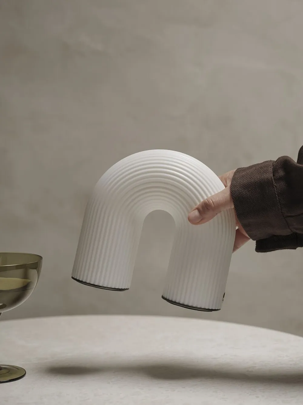 Ferm Living Vuelta Portable Lamp - White