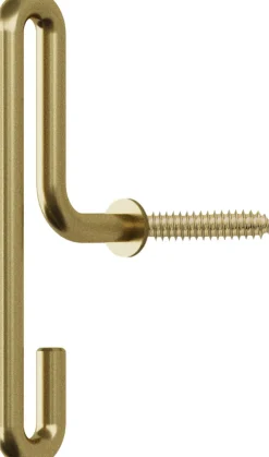 Wall Hook, Matt Gold, Small x2>Moebe New