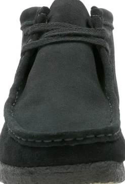 Clarks Originals Wallabee Boot Black Sde, G, 7