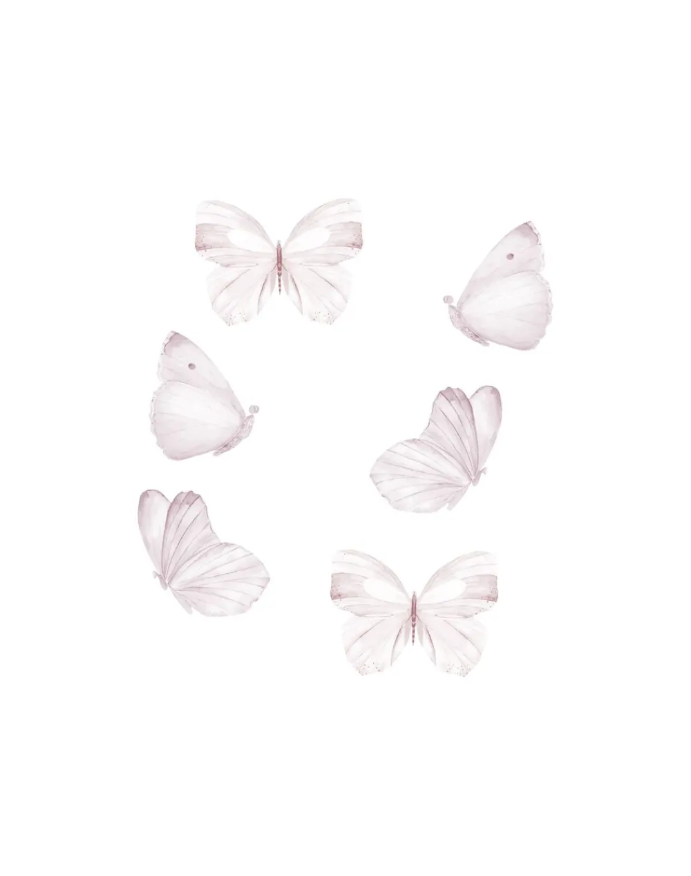 Børn That´s Mine Wallsticker Sommerfugle 6 stk.