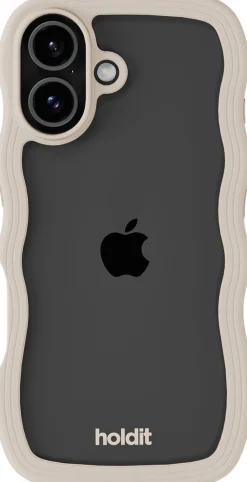 HoldIt Wavy Case iPhone 17 Light /Transparent Beige Online