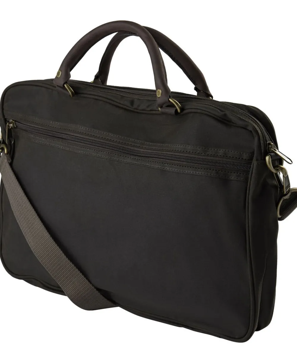 Barbour Wax Leather Briefcase