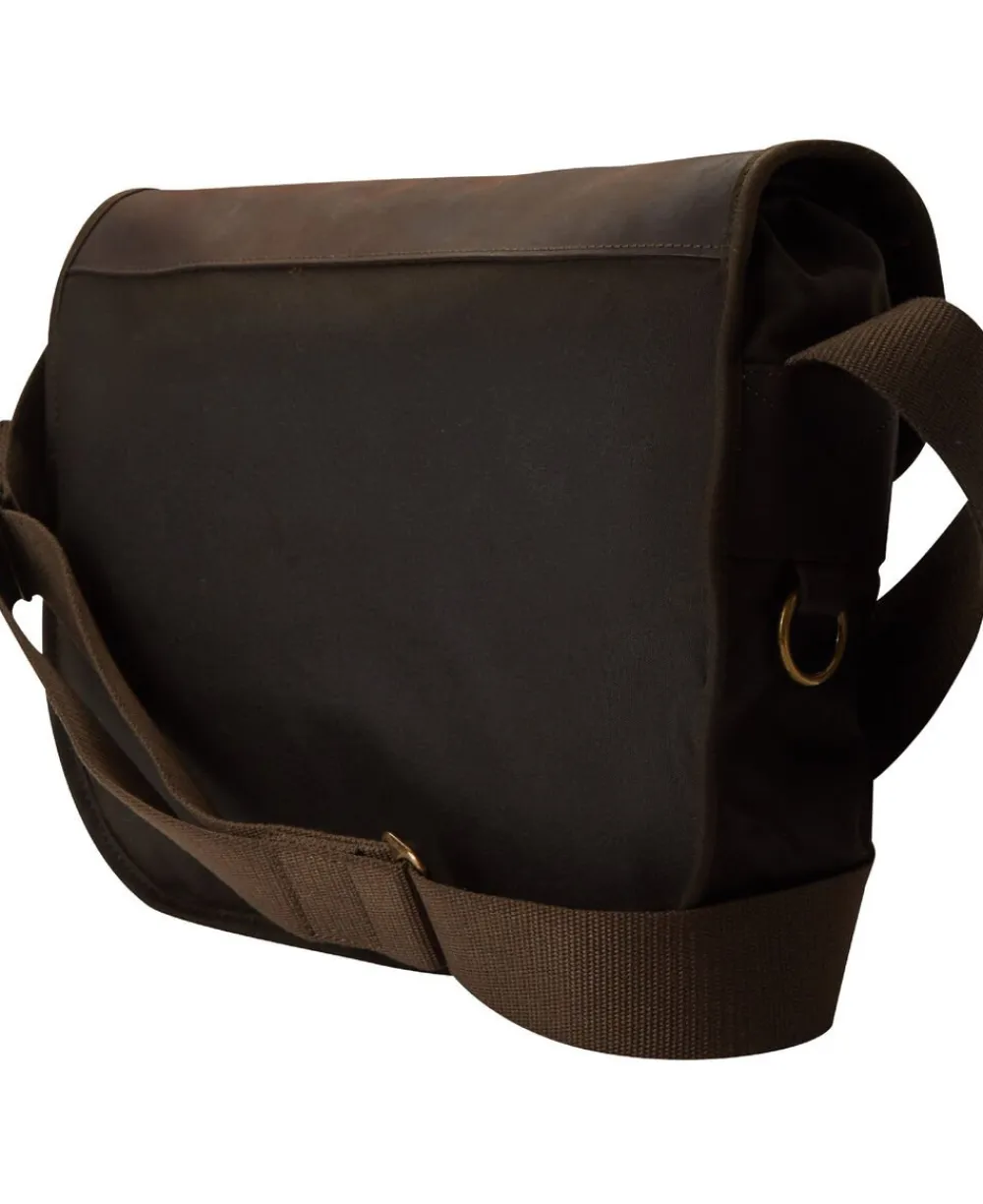 Barbour Wax Leather Tarras taske Oliven Best