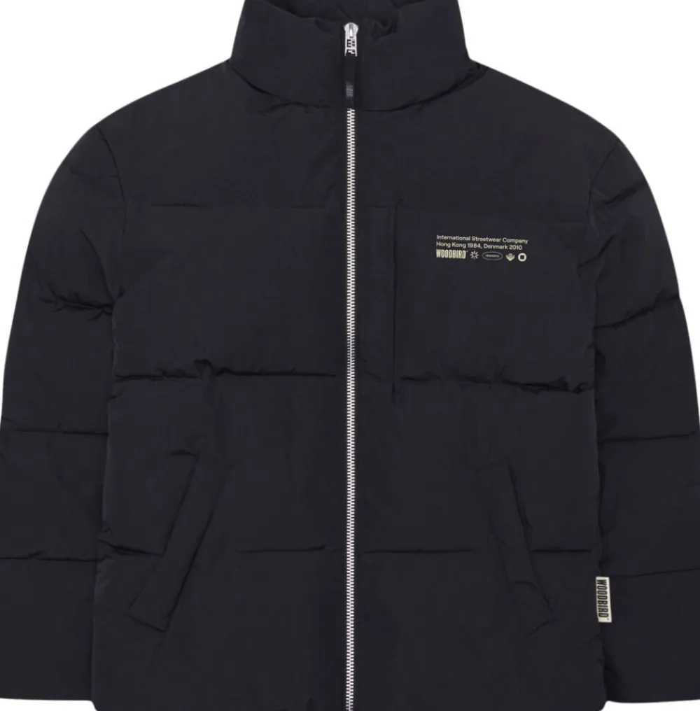 Woodbird WBDapper Puff Jacket Black Online