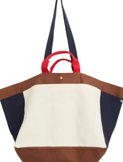 Weekend Bag (Organic)-Medium-Cream multi>Hay New