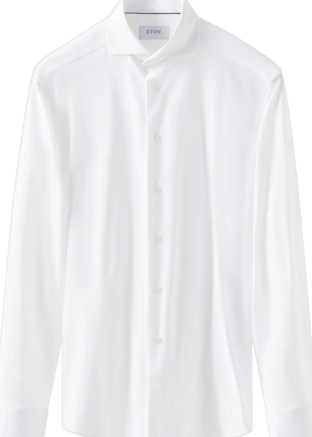 White Four-Way Stretch Shirt - Slim Fit>ETON Discount