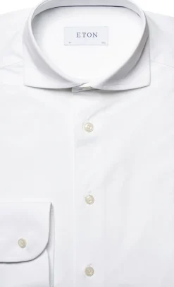 White Four-Way Stretch Shirt - Slim Fit><noscript><img width=