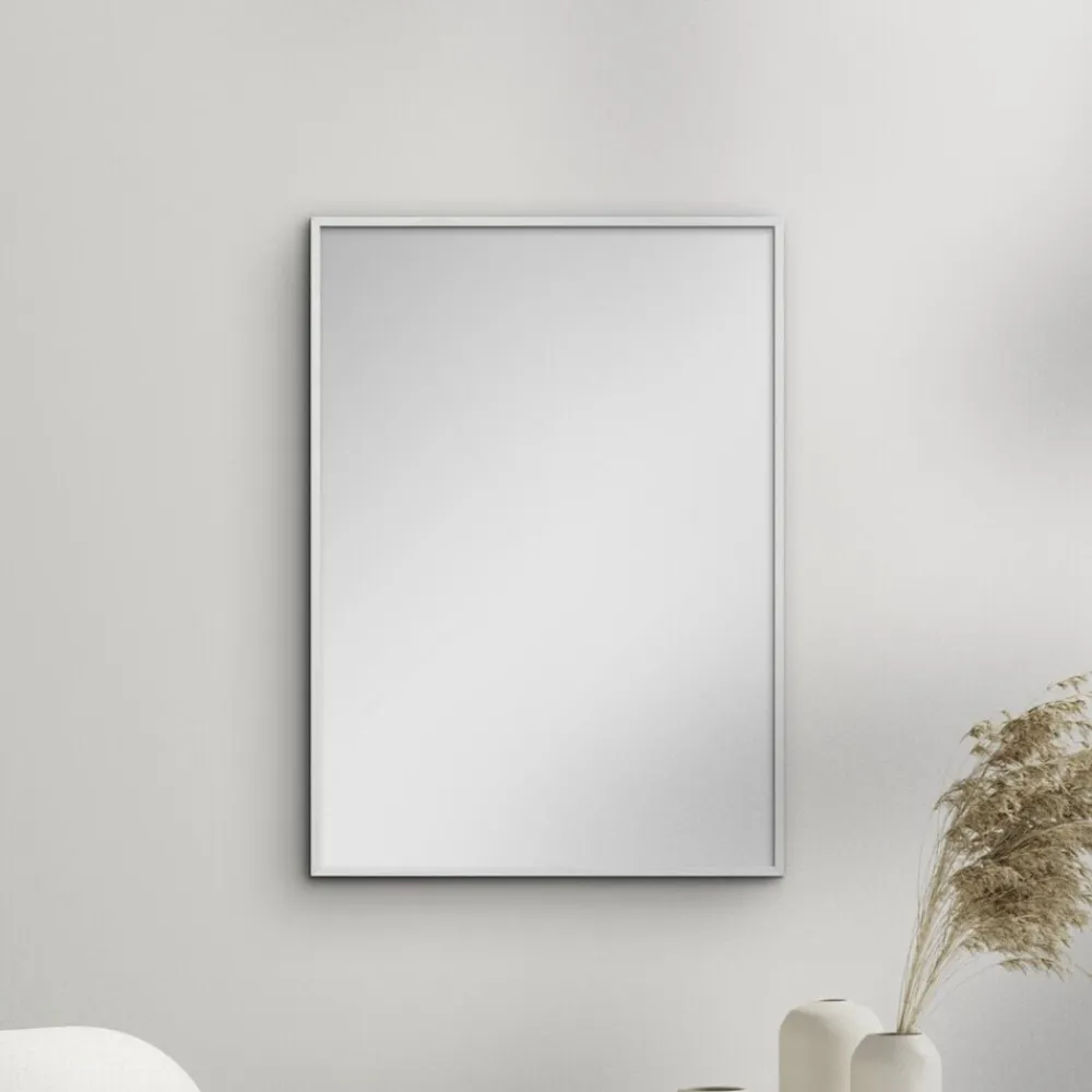 White Wood Mirror>Poster & Frame Hot
