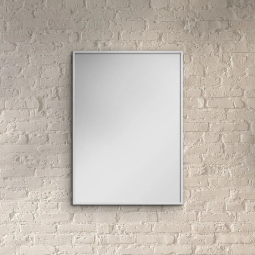 White Wood Mirror>Poster & Frame Hot