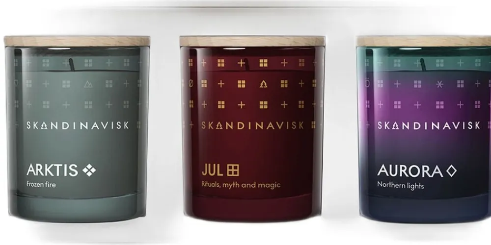 Skandinavisk Winter Solstice Seasonal Candle Giftset 65g x 3 Best