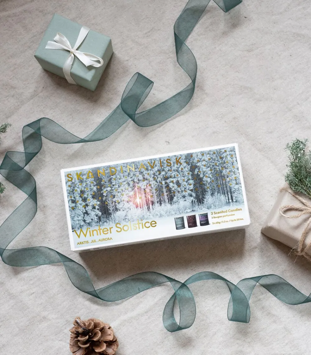 Skandinavisk Winter Solstice Seasonal Candle Giftset 65g x 3 Best
