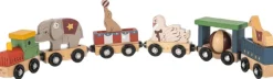 Børn Konges Sløjd WOODEN ANIMAL TRAIN