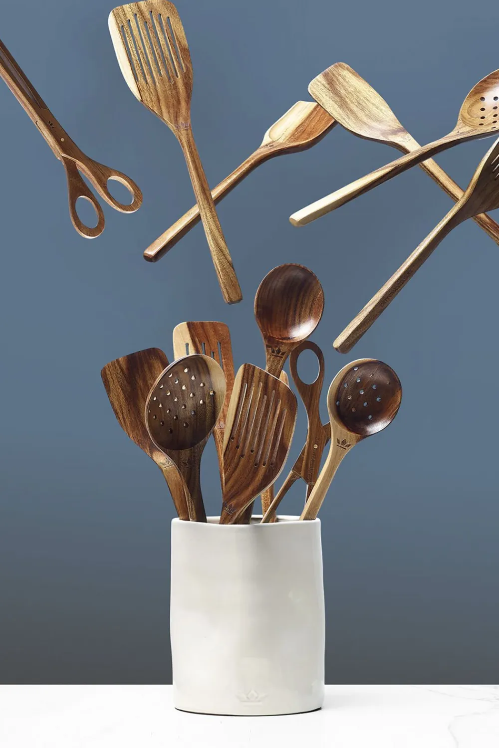 Wooden Utensil Skimmer Spatula XL>DutchDeluxes Online