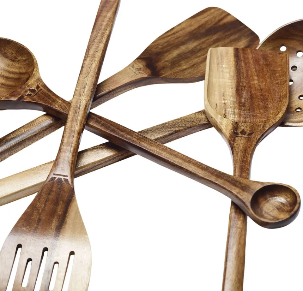 Wooden Utensil Skimmer Spatula XL>DutchDeluxes Online